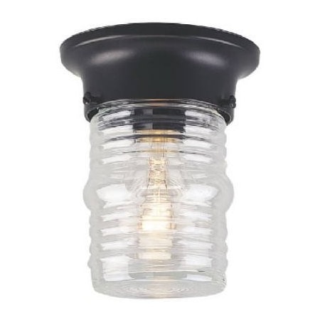 Westinghouse BLK Jelly Jar Fixture 66919